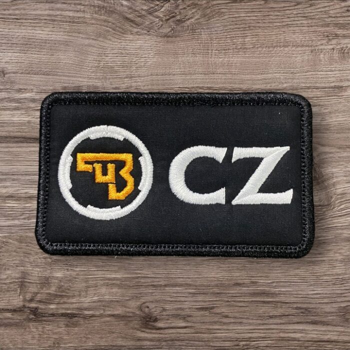 cz written patch embroidered