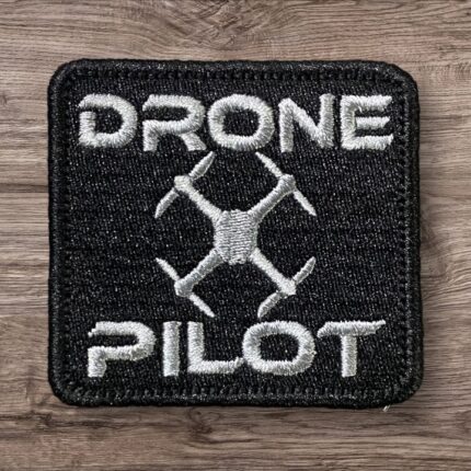 drone logo pilot patch embroidery