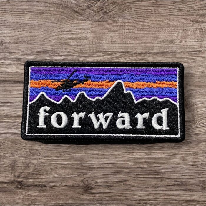 forward patch embroidery