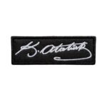 Mustafa Kemal Ataturk Signature Patch Embroidery