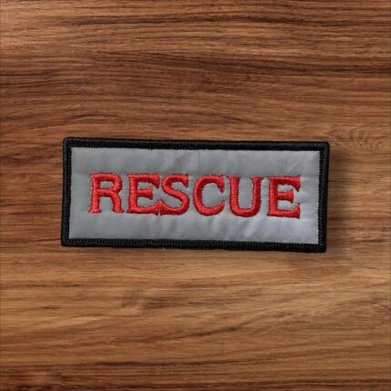 yansiticili rescue yazili reflektifli patch arma