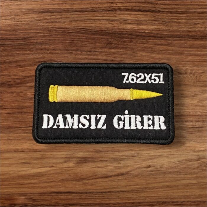 damsiz girer askeri taktikal patch arma