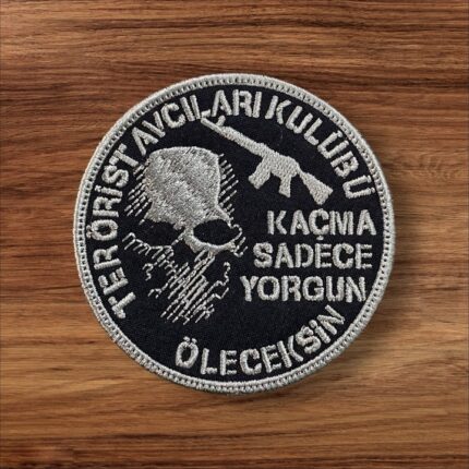 gri renk askeri replik no 2 patch pec arma