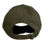 Khaki Tactical Hat with Front Velcro Patch Panel - Image 3