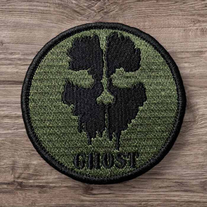 haki zemin ghost patch arma pec taktikal nakis