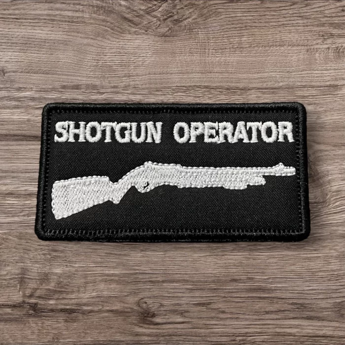 siyah renk shotgun operator patch arma