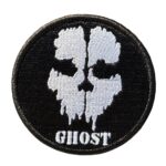 siyah zemin ghost patch peci armasi nakis