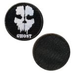 siyah zemin ghost patch peci armasi nakis cirtli