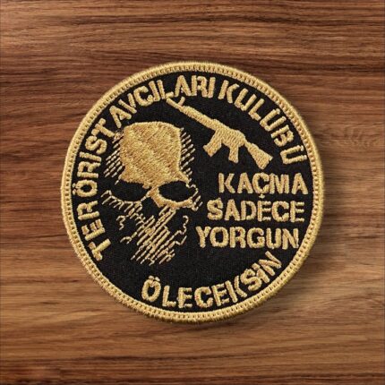 tan rengi askeri replik no 2 patch pec arma