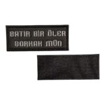 siyah zemin kahraman bir olur korkak bin patch cirtli