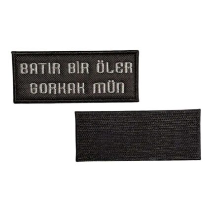 siyah zemin kahraman bir olur korkak bin patch cirtli