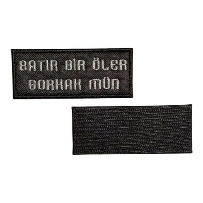 siyah zemin kahraman bir olur korkak bin patch cirtli