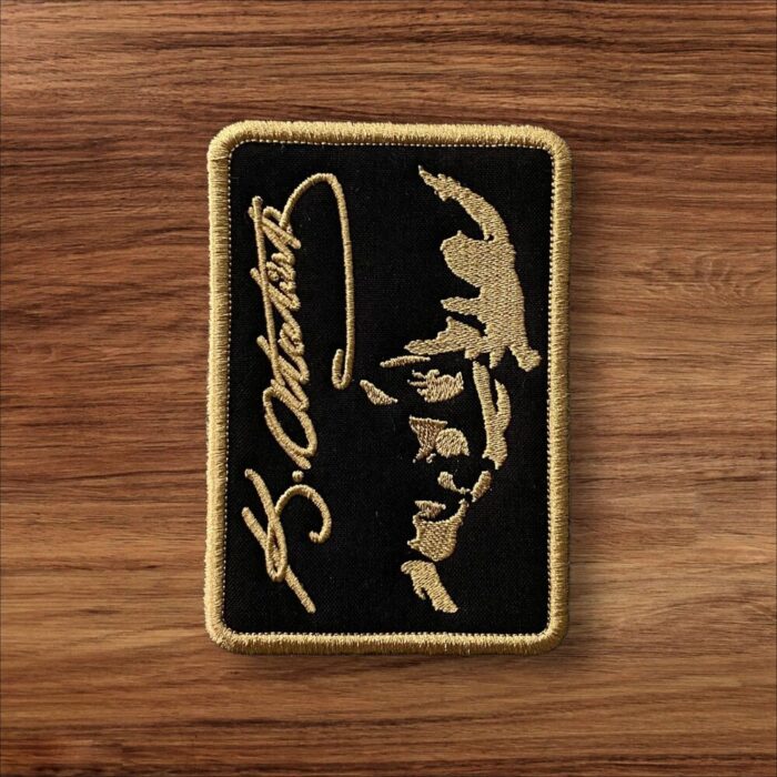 tan rengi atatürk imza patch arma