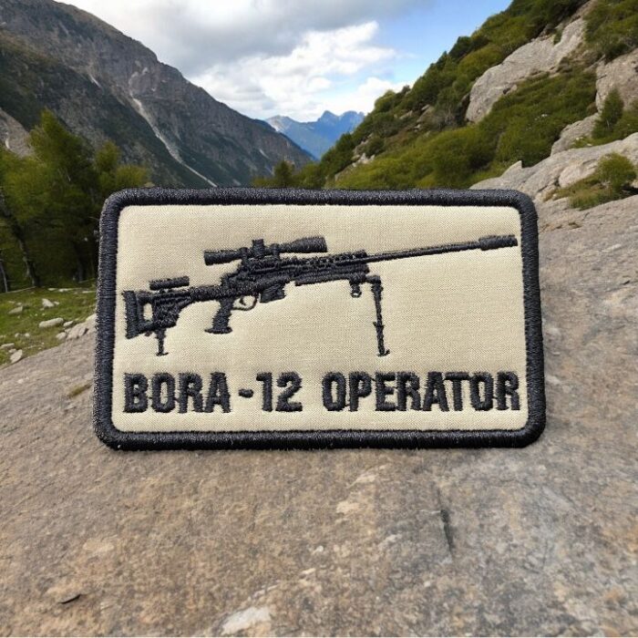 bora 12 kanas askeri taktikal operator patch peç arma