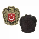 kurt motifli turk bayragi pec arma cirtli