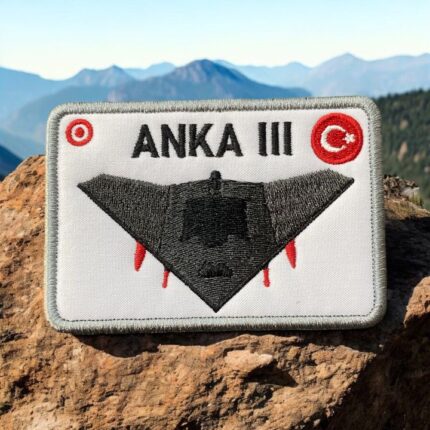 anka 3 yerli ucak silah patch pec arma nakis