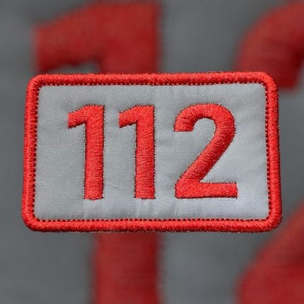 reflektifli 112 acil cagri kodu peci armasi patch