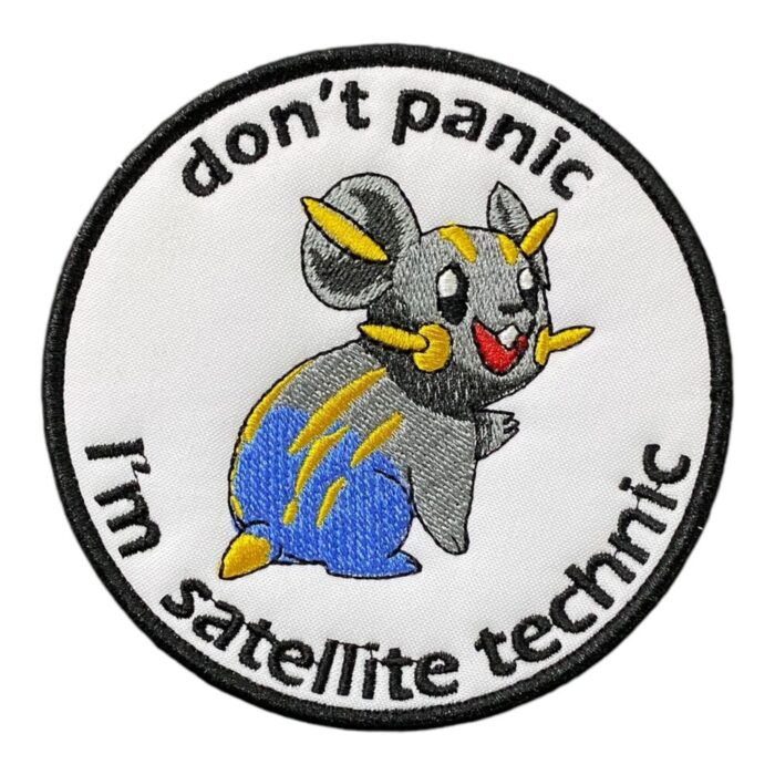 shinx don't panic i am satellite technic patch nakis pec