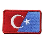 turkiye dogu turkistan bayragi kardeslik patch arma nakis