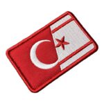 turkiye kuzey kıbrıs turk cumhuriyeti bayragi patch pec nakis