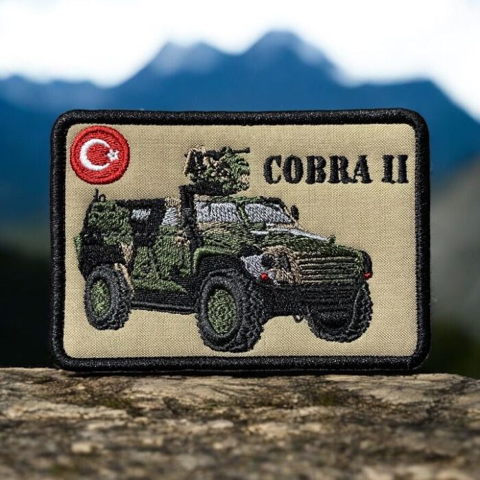 cobra 2 zirhli arac patch nakis pec arma yama cirtli