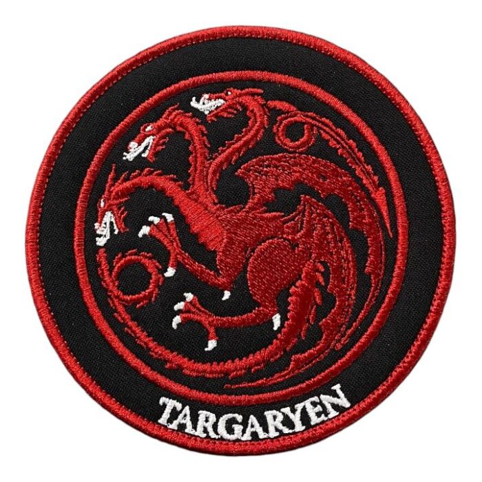 game of thrones targaryen kralligi patch pec arma nakis