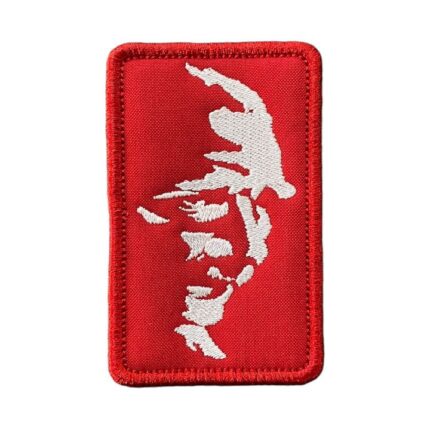kirmizi zemin ataturk portresi nakis patch pec