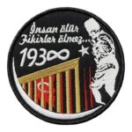 mustafa kemal ataturk 10 kasim nakis pec patch