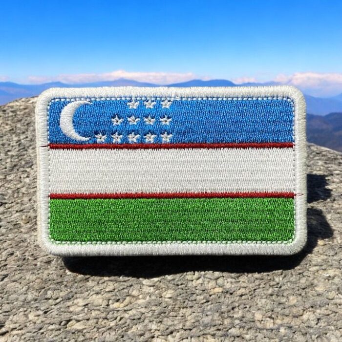 ozbekistan bayragi patch nakis arma pec