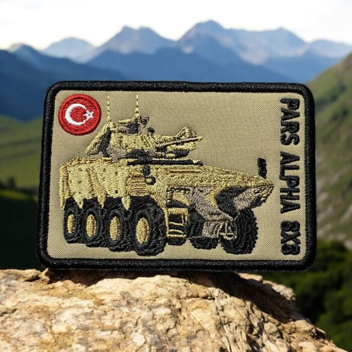 pars alpha 8x8 tank patch nakis arma tasarim