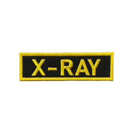 x ray yazili radyasyon patch nakis arma pec