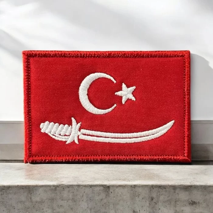 ace sultanligi bayragi peci nakis patch