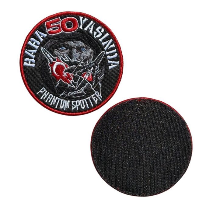 baba 50 yasinda phantom spotter pec nakis siyah cirtli