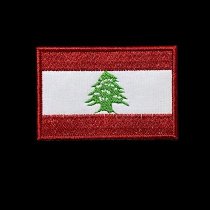 lubnan bayragi patch nakis arma