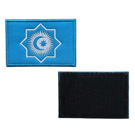 turk devletleri teskilati bayragi patch arma cirtli