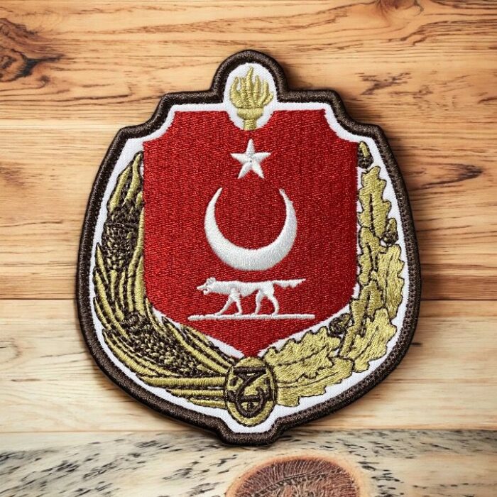 turkiye cumhuriyeti ilk devlet armasi patch pec