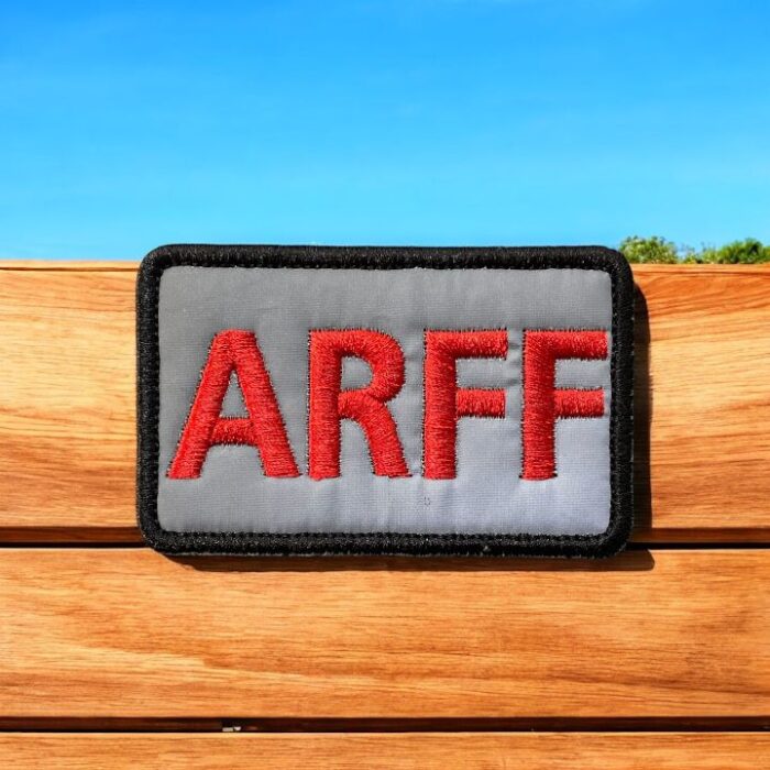 arff yazili reflektifli nakis patch pec