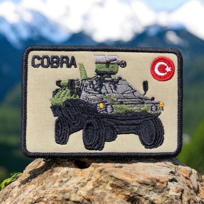 cobra zirhli askeri arac nakis patch arma