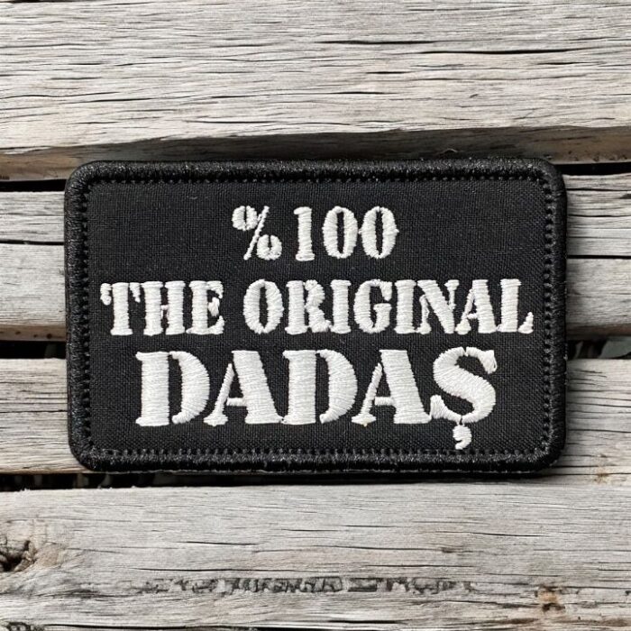 the original dadas yazili nakis patch pec