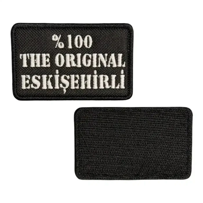 the original eskisehirli yazili nakis patch pec cirtli