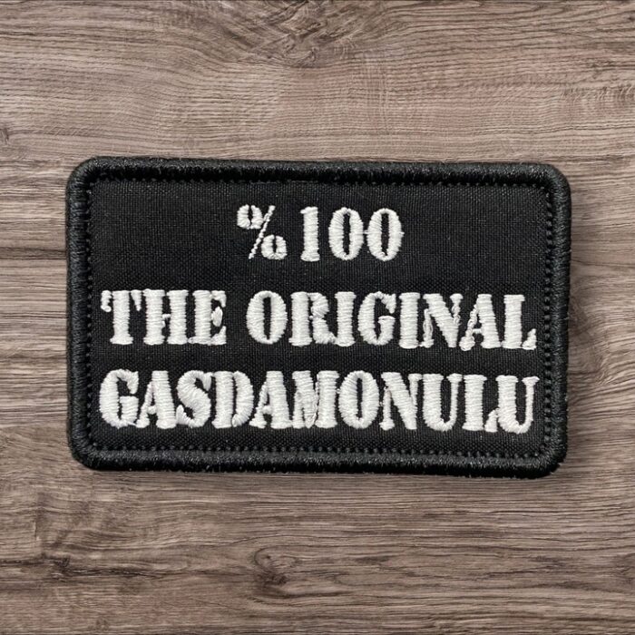 the original gasdamonulu yazili nakis patch pec