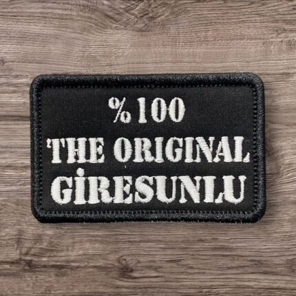 the original giresunlu yazili nakis patch pec