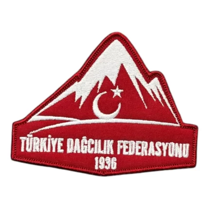 turkiye dagcilik federasyonu peci patch nakis