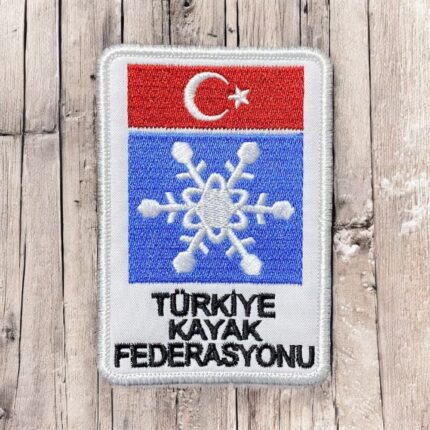 turkiye kayak federasyonu armasi patch nakis