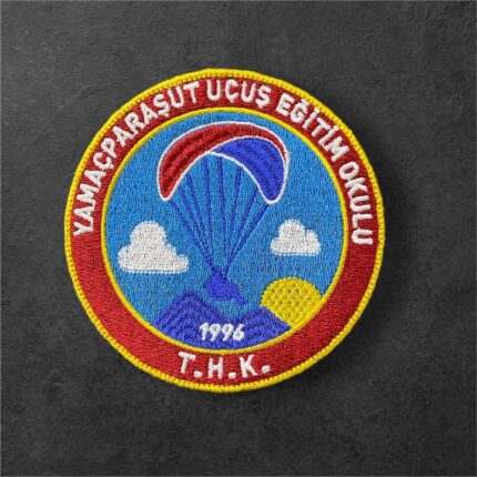 yamac parasut ucus egitim peci nakis patch