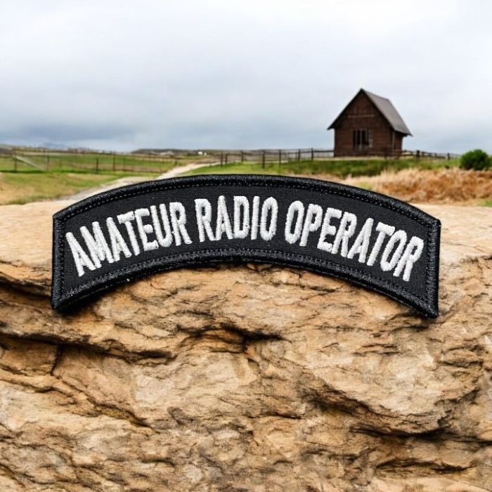 amateur radio operator yazili patch nakis pec