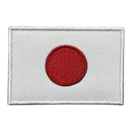 japan flag embroidery patch