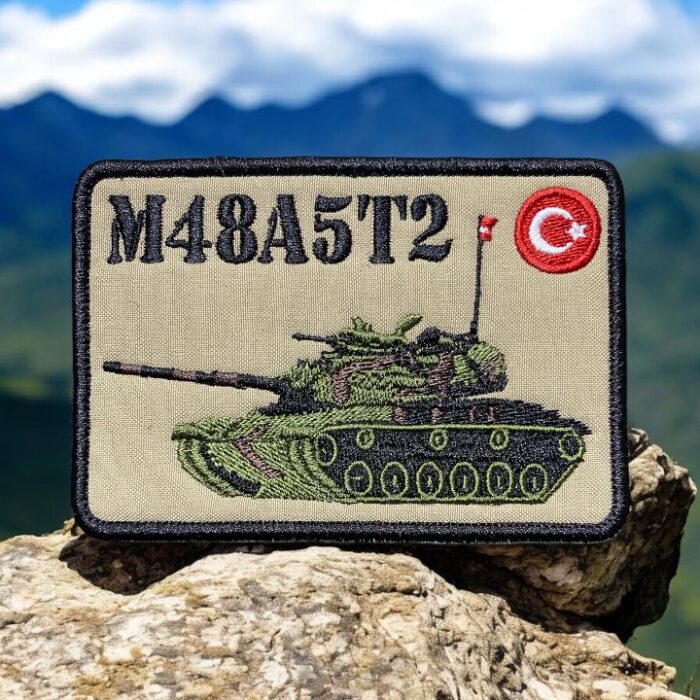 modernized m48a5t2 tank embroidery patch