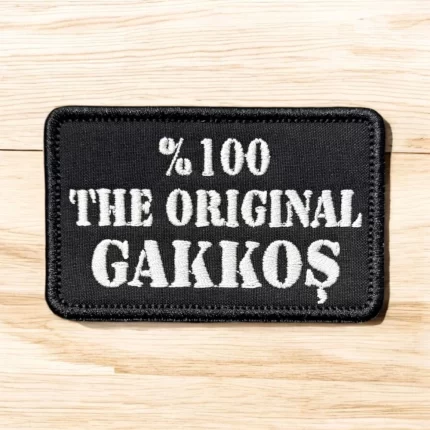 the original gakkos yazili nakis patch pec