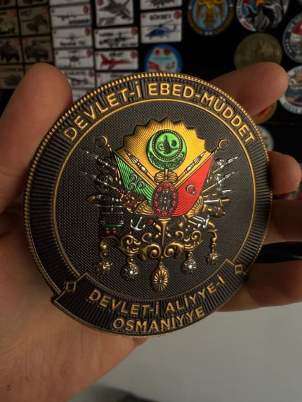 3d ottoman empire coat of patch